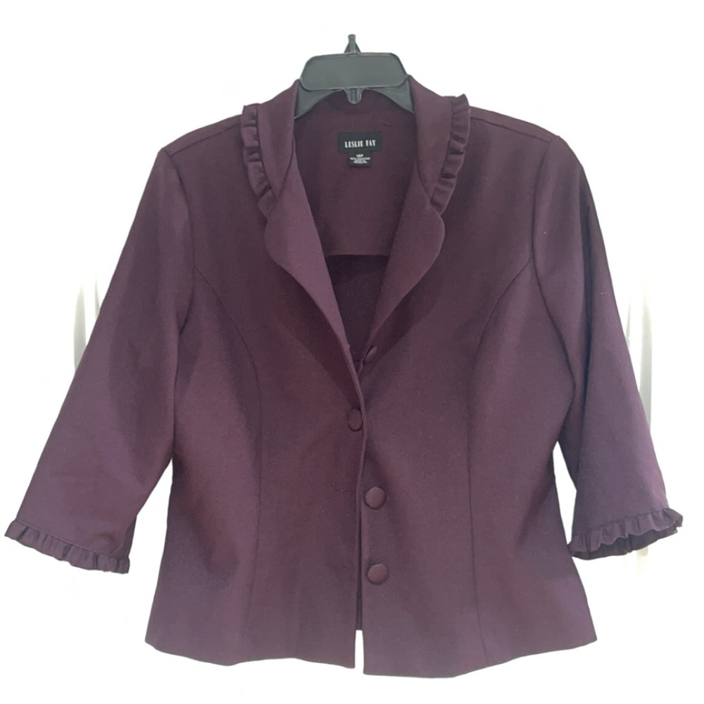 Dark purple blazer